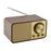 JY-66 Retro Wooden Wireless Bluetooth-compatible 5.0 Speaker Super Bass Subwoofer FM Radio Support TF Card U Disk Aux In (CE Certificated) - 1