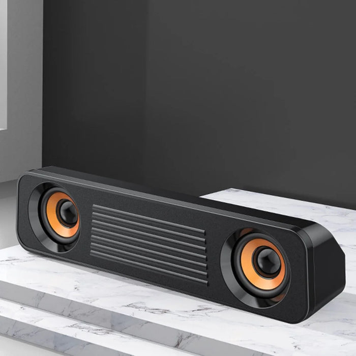 ROYALTOP A83 Portable USB Speaker Subwoofer Multimedia Audio Player Soundbar - 5