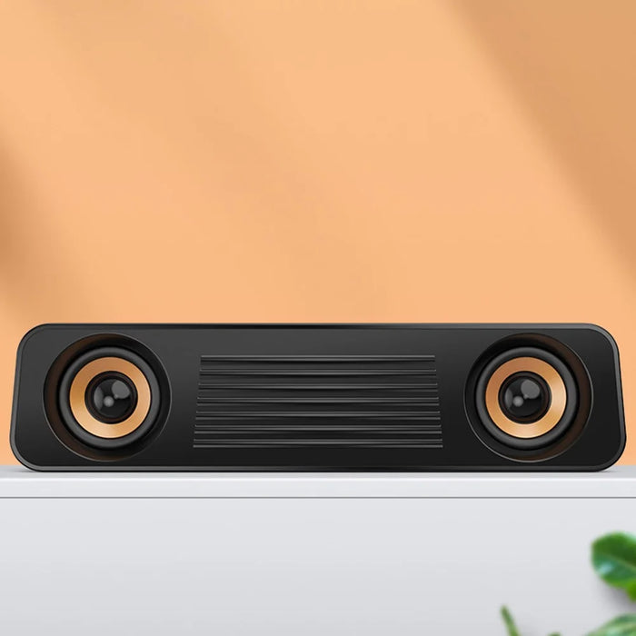 ROYALTOP A83 Portable USB Speaker Subwoofer Multimedia Audio Player Soundbar - 6