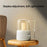 MCHOSE BS585 Portable Rechargeable Bluetooth-compatible Speaker Dimmable Night Light Wireless Stereo Subwoofer - White - 4