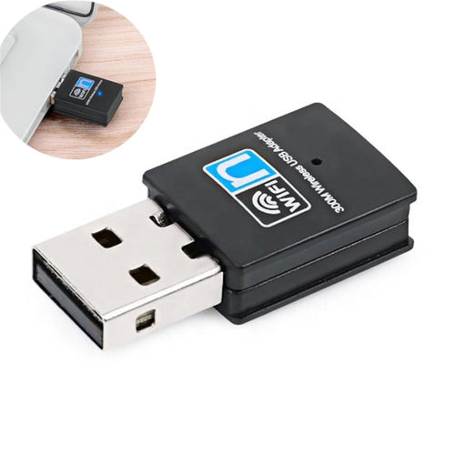 300Mbps Wireless 802.11N USB Wifi Receiving Adapter - 1