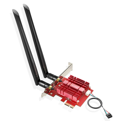 EDUP PCI-E 3000 Megabit Wifi 6 E-sports Intel AX200+ Bluetooth-compatible 5.1 Dual-band Wireless Network Card - 1