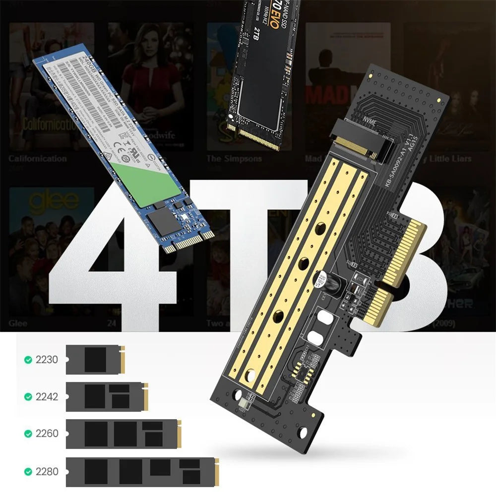 UGREEN M.2 NVME to PCle 3.0 Adapter High Speed Computer Expansion Cards SSD Conversion Card with Bracket - 3