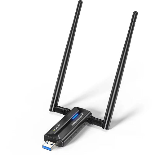 EDUP EP-AX1672 AX3000 USB 3.0 WiFi 6E Network Adapter 2.4GHz / 5GHz / 6GHz MTK7921AU Chipset Network Connector - 1