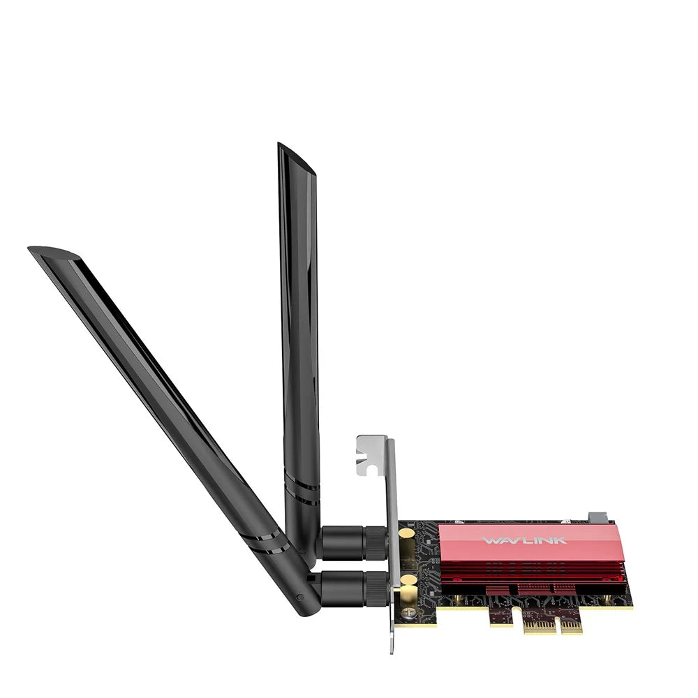 WAVLINK WL-WN685BE3-B WiFi 7 Tri-Band PCI-E Wireless Network Card BE8800 2.4GHz 5GHz 6GHz Bluetooth-Compatible 5.4 Adapter - 2