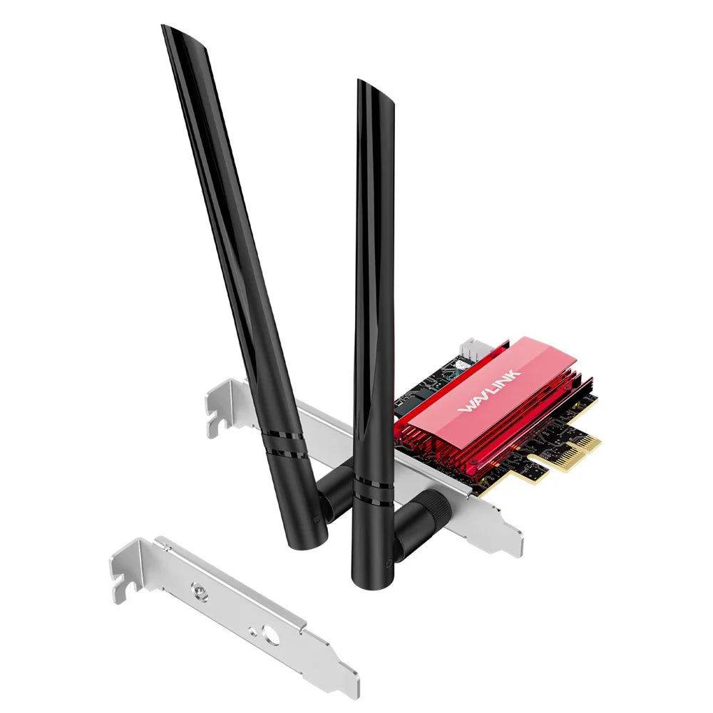 WAVLINK WL-WN685BE3-B WiFi 7 Tri-Band PCI-E Wireless Network Card BE8800 2.4GHz 5GHz 6GHz Bluetooth-Compatible 5.4 Adapter - 3