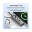 4 in 1 Gigabit Ethernet Adapter 1000 Mbps LAN USB 3.0 Data Transfer PD 100W Charging Type C Hub - 4