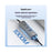 4 in 1 Gigabit Ethernet Adapter 1000 Mbps LAN USB 3.0 Data Transfer PD 100W Charging Type C Hub - 6