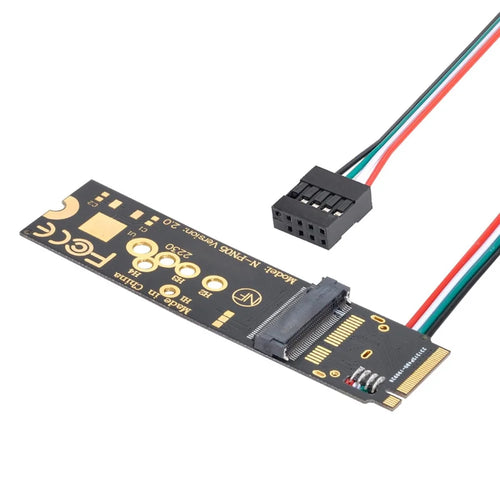 EP-002 Wireless NGFF A/E-Key WiFi Card to M.2 NGFF Key-M NVME SSD Adapter for AX200 WiFi 6 Bluetooth-compatible 5.1 - 1