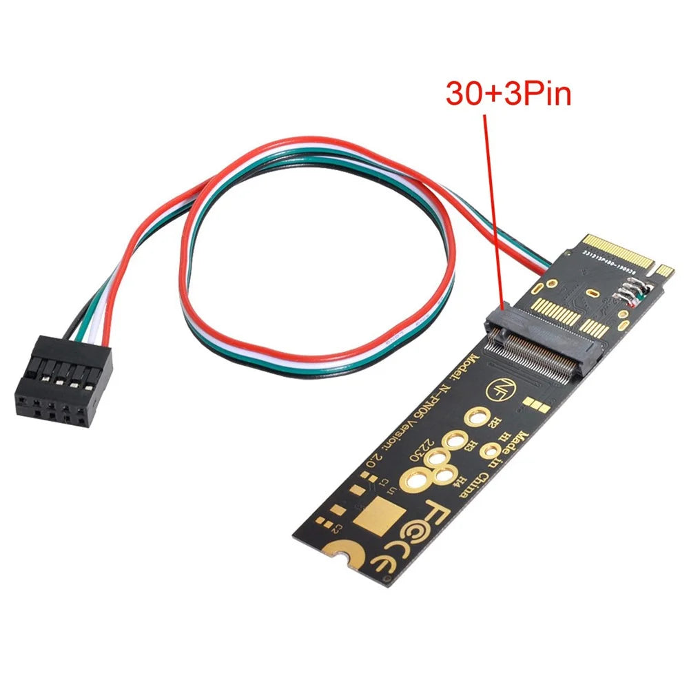 EP-002 Wireless NGFF A/E-Key WiFi Card to M.2 NGFF Key-M NVME SSD Adapter for AX200 WiFi 6 Bluetooth-compatible 5.1 - 2