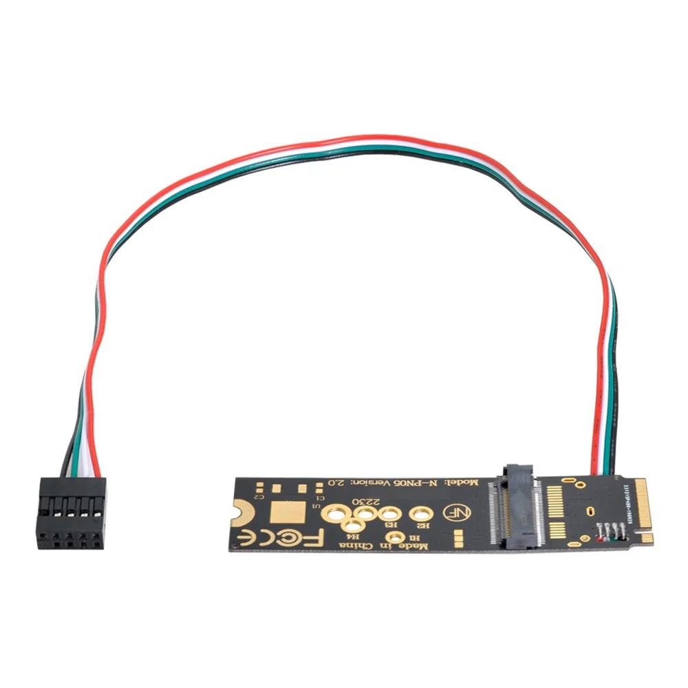 EP-002 Wireless NGFF A/E-Key WiFi Card to M.2 NGFF Key-M NVME SSD Adapter for AX200 WiFi 6 Bluetooth-compatible 5.1 - 7