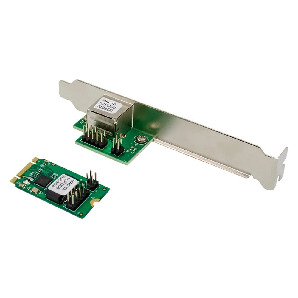 M.2 RTL8111F Adaptive Gigabit Single Port Ethernet Card GbE RJ45 Gigabit Industrial Network Card - 5