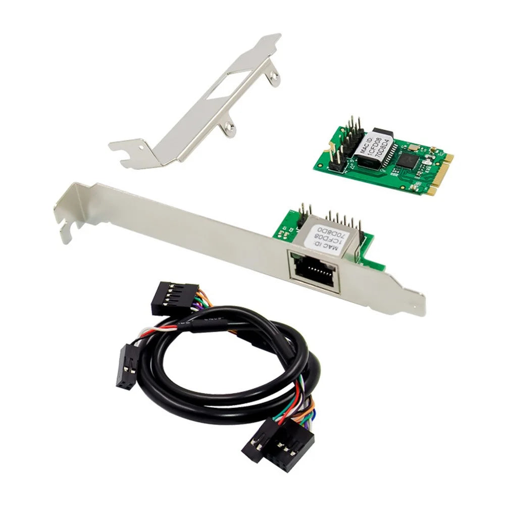 M.2 RTL8111F Adaptive Gigabit Single Port Ethernet Card GbE RJ45 Gigabit Industrial Network Card - 6