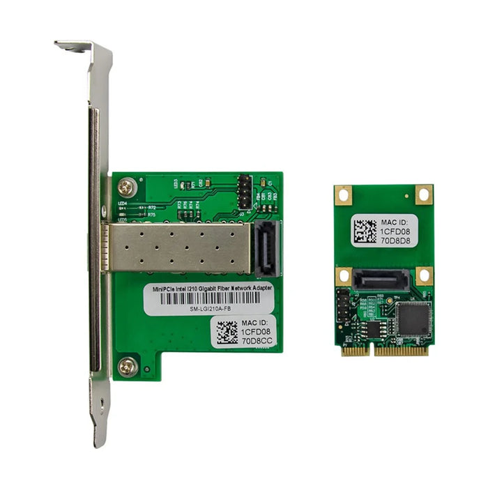 WGI210AS MiniPCIE I210 Gigabit Single-port SFP Server Controller Network Card Adapter - 3