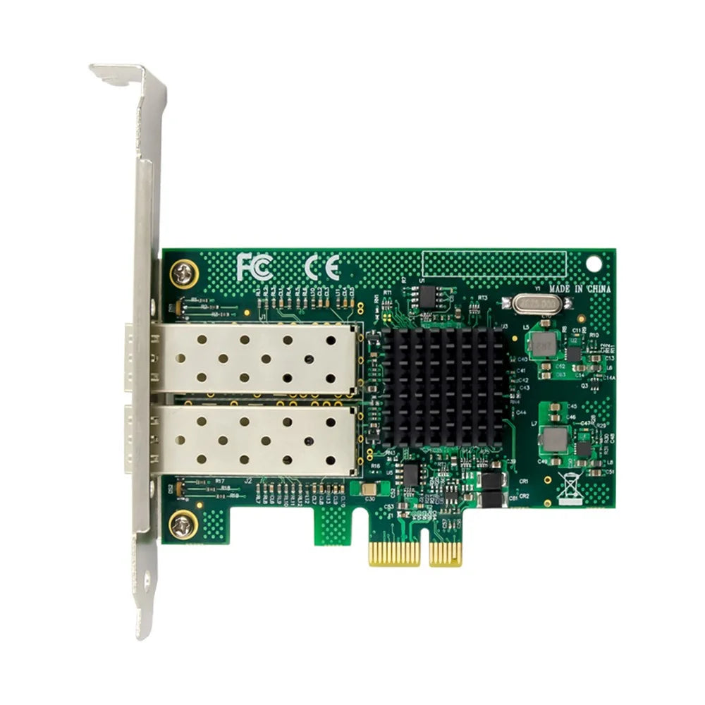 82576EB PCI-E X1 Gigabit Dual Port Ethernet SFP Fiber Optic Network Card Server Controller Adapter - 4