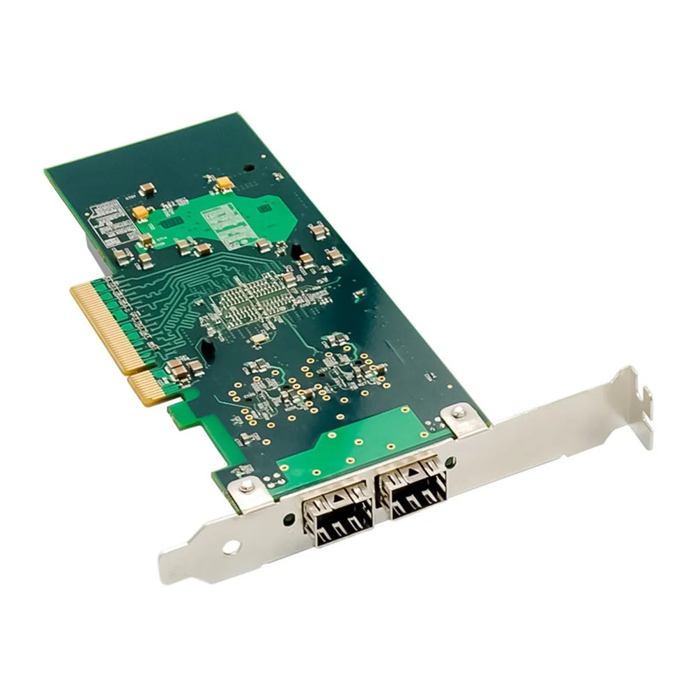 PCI-E X8 10-Gigabit Dual Port SFP+Optical Fiber Network Card X710-DA2 10G Server Adapter - 5