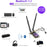 EDUP EP-9658 AX1800M Bluetooth-compatible 5.2 WiFi 6 PCI-E Network Card 2.4GHz / 5.8GHz Dual Band Network Card for Computer - 2