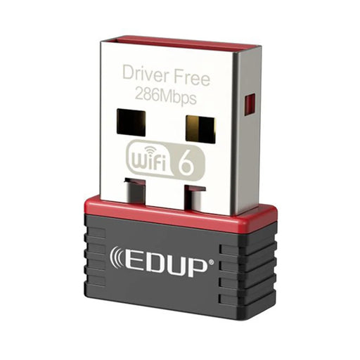 EDUP EP-AX300 286Mbps WiFi 6 Driver-Free Network Card USB 802.11AX USB Wireless Nano Adapter - 1