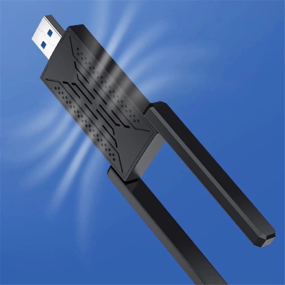 ZT02 Dual Band Driver-Free USB3.0 5G Wireless Network Adapter for Desktop PC, Laptop, 1200Mbps WiFi Wireless Adapter - 6