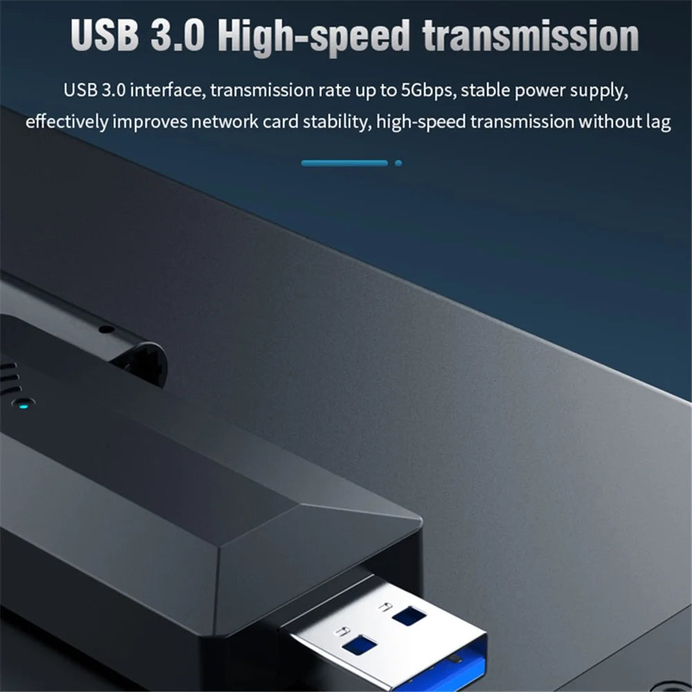 A07 Dual-Band 2.4G / 5G Driver-Free Wireless Network Adapter USB3.0 High-Speed Wireless Adapter 4-Antennas Computer Network Card - 4