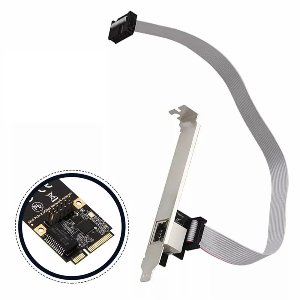 TXA193 2.5G MINI PCI-E Network Card Computer RJ45 Ethernet Adapter for Windows Linux - 1