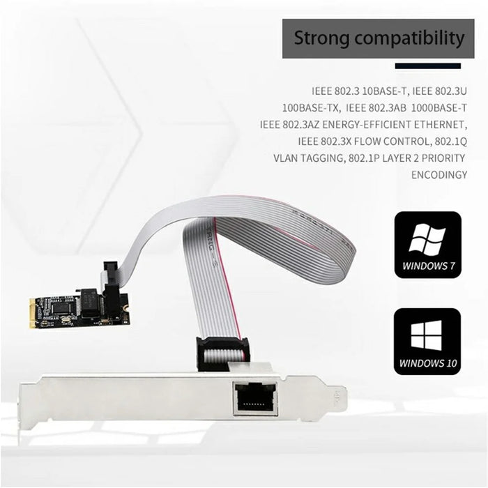 TXA199 B+M Key M.2 Single Port 2500Mbps Network Card Desktop PC 2.5G Network Card Adapter - 5