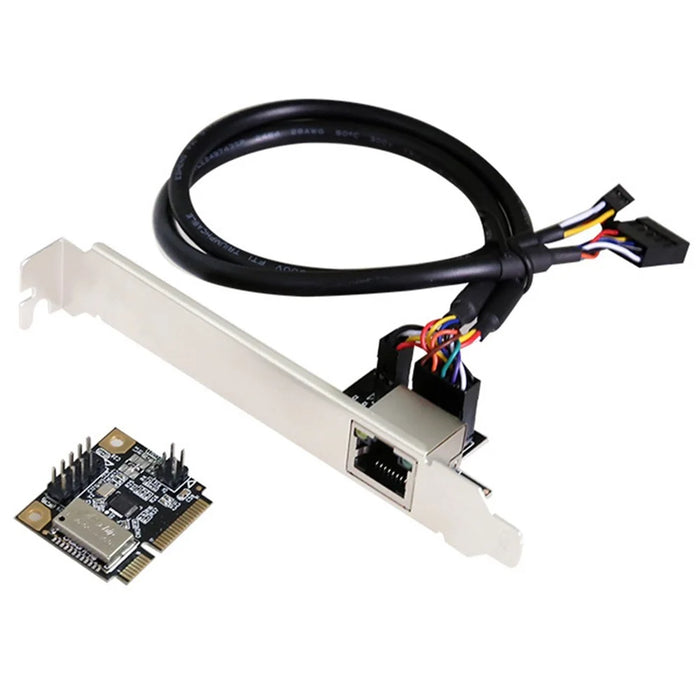 TXA079 Mini PCI-E Network Card Wired 1000Mbps Gigabit Ethernet Adapter for Desktop Computer - 1