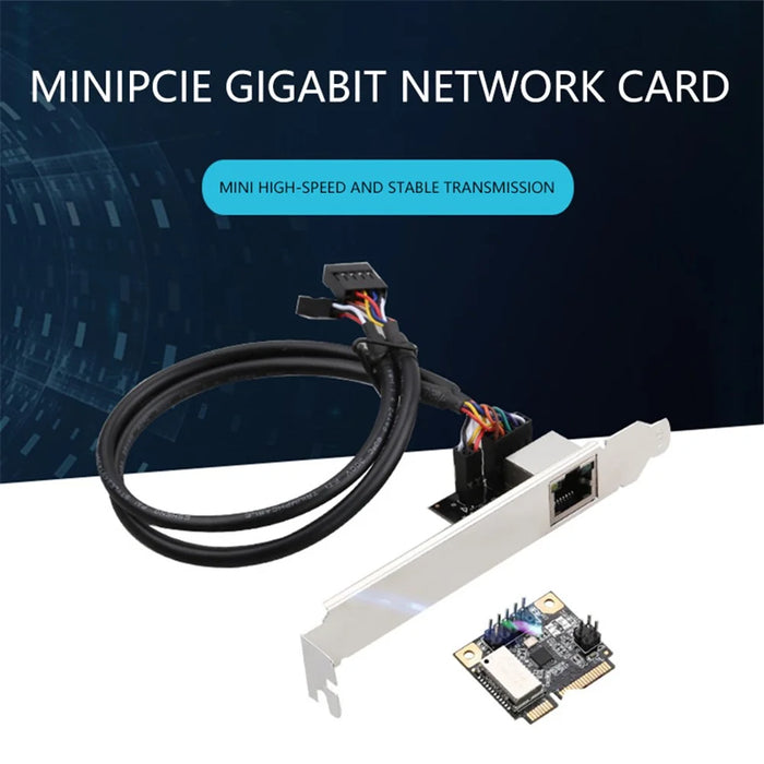 TXA079 Mini PCI-E Network Card Wired 1000Mbps Gigabit Ethernet Adapter for Desktop Computer - 4