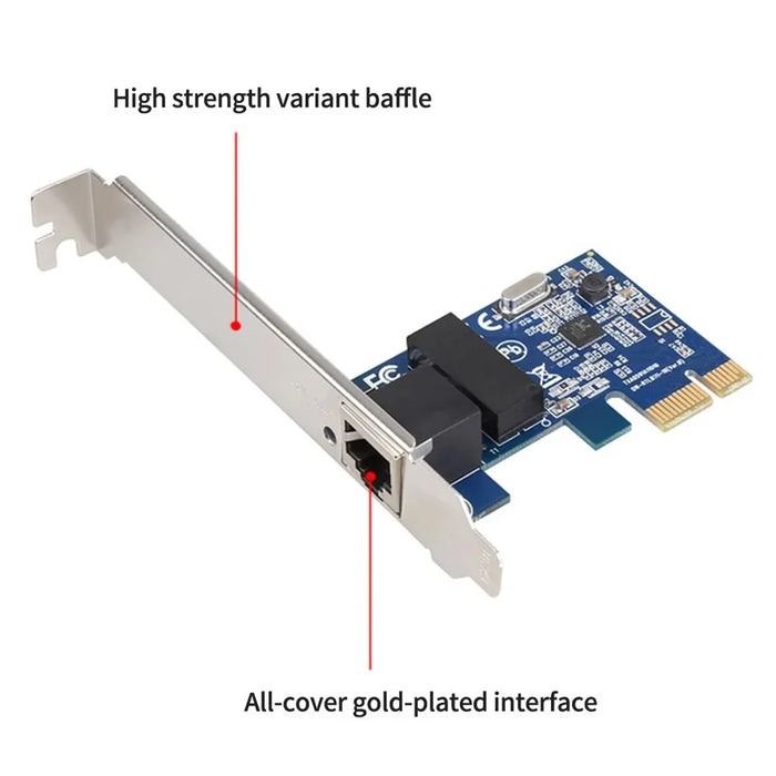 TXA059 Realtek RTL8111E Network Card Desktop PC 1000Mbps PCIE Gigabit Network Card - 3