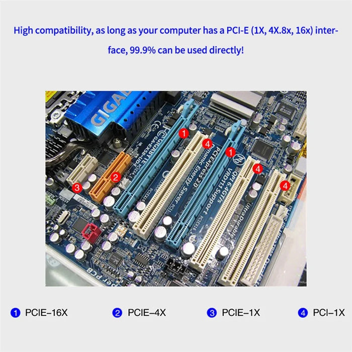 TXA059 Realtek RTL8111E Network Card Desktop PC 1000Mbps PCIE Gigabit Network Card - 6