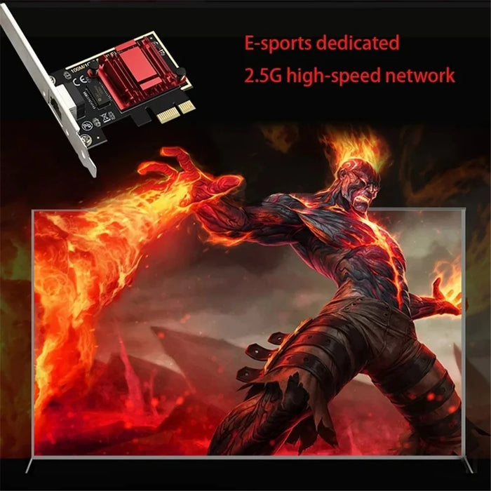 TXA092 Network Card Computer Gaming 2.5G Gigabit Ethernet Adapter Supports ROS, Esxi, PXE Boot - 5
