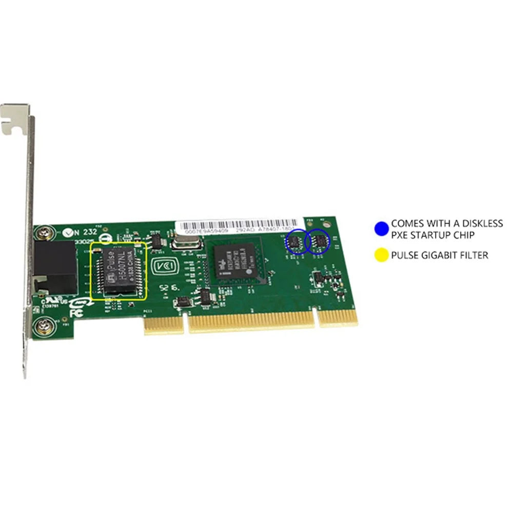 TXA011 82545 PCI-E Network Card 1000Mbps Gigabit Ethernet Adapter for Desktop Computer - 2