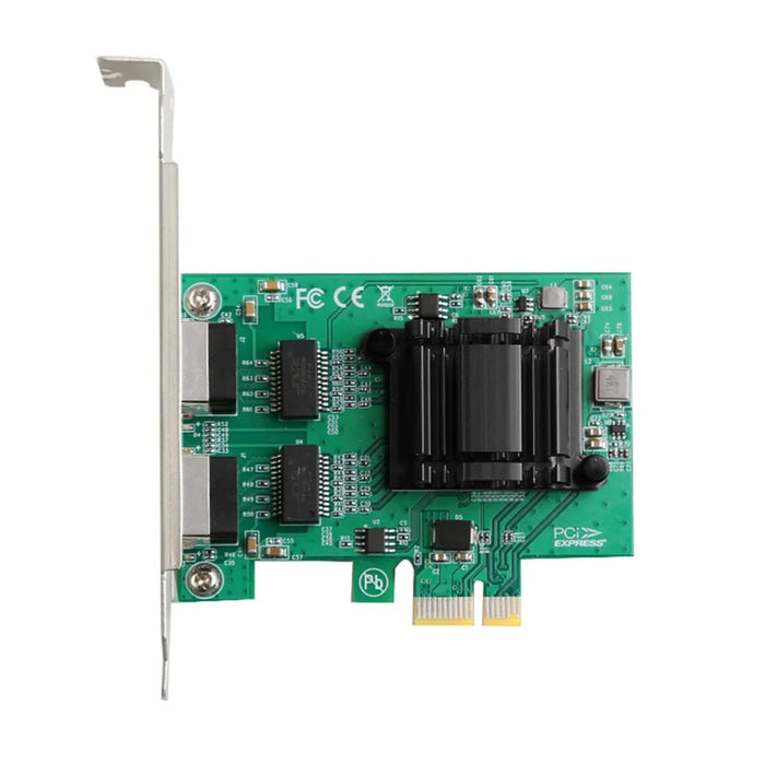 TXA108 Dual RJ45 Port Intel 82571 Chip Gigabit PCIe1X Server Network Card Adapter - 3