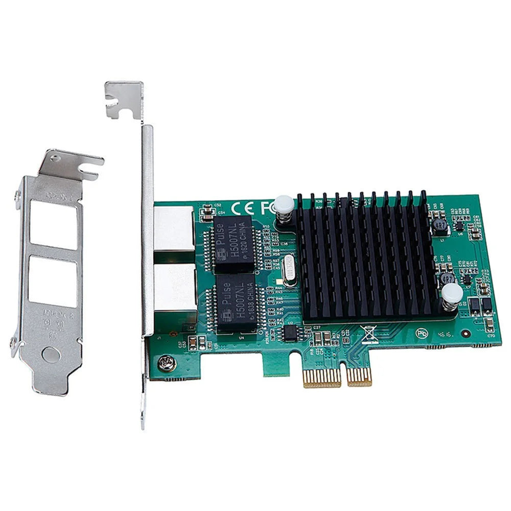 TXA020 Intel 82575EB Chip Pcie Gigabit Dual Port Network Card with Long and Short Baffle - 3
