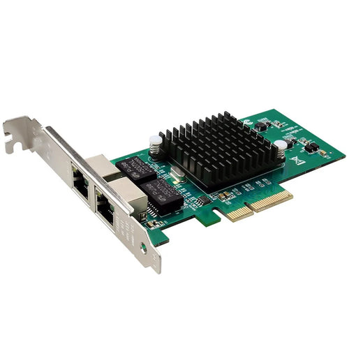 TXA030 Intel 82576 Desktop PC Dual RJ45 Port Network Card 1000Mbps PCI-E X4 Gigabit Network Card - 1