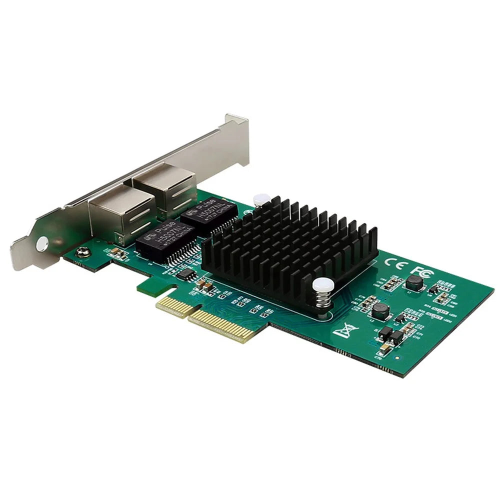 TXA030 Intel 82576 Desktop PC Dual RJ45 Port Network Card 1000Mbps PCI-E X4 Gigabit Network Card - 2