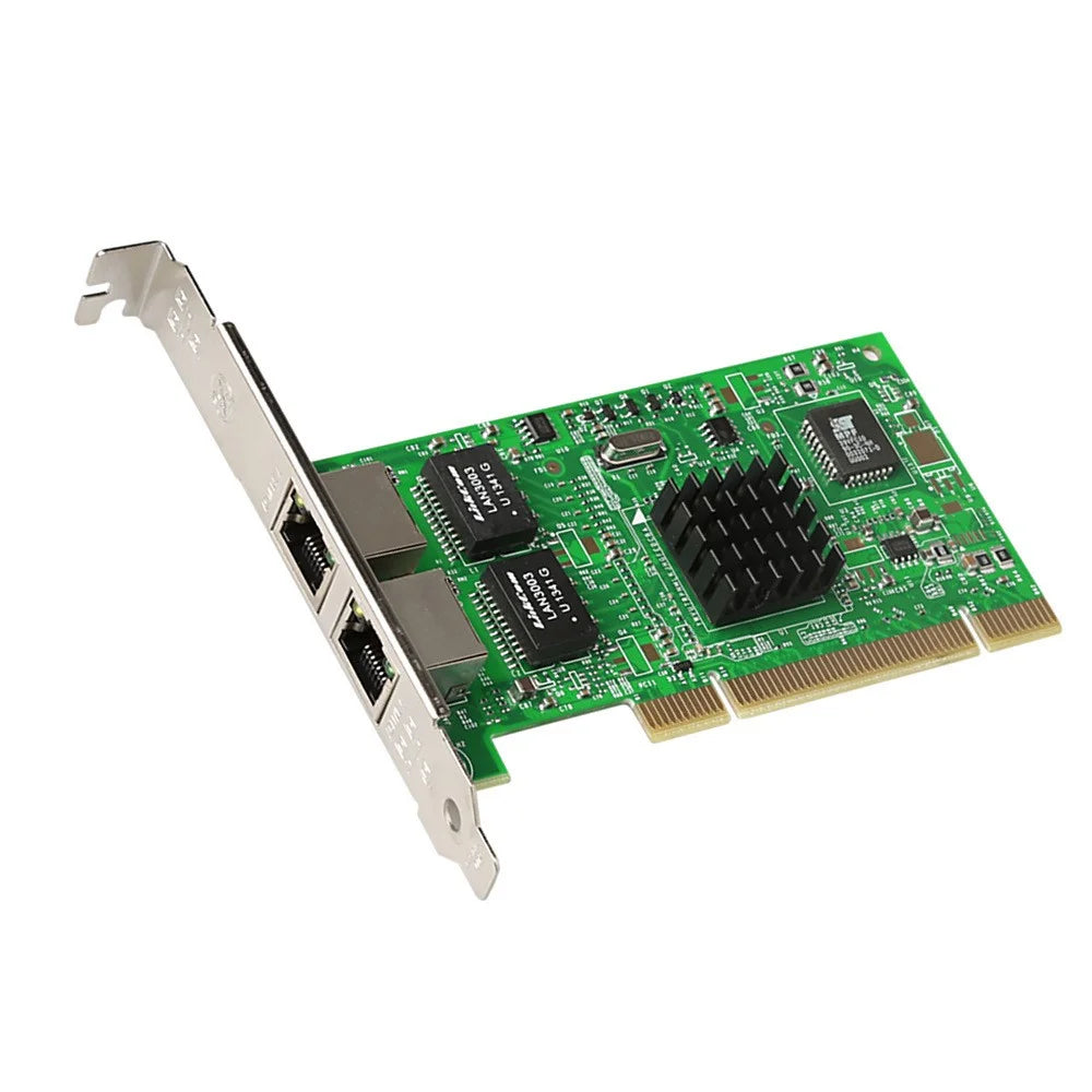 TXA024 PCI Ethernet RJ45 Dual Port Gigabit Network Card with Intel 82546 Chipset - 1