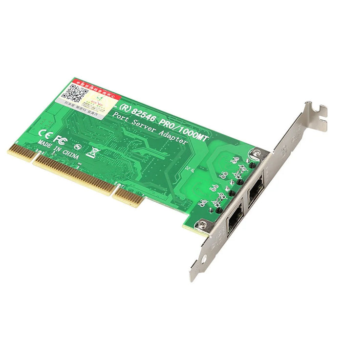 TXA024 PCI Ethernet RJ45 Dual Port Gigabit Network Card with Intel 82546 Chipset - 3