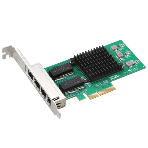 TXA034 PCI-E 4X 1G 4-Port Gigabit Ethernet Adapter Network Card I350-T4 PCI Express Network Tool - 1