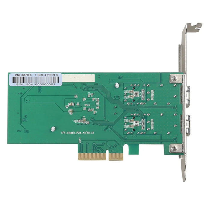 TXA067 1G PCI-E 4X 82576 Network Card Desktop Computer Gigabit Ethernet Adapter for Server - 4