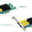 TXA067 1G PCI-E 4X 82576 Network Card Desktop Computer Gigabit Ethernet Adapter for Server - 5