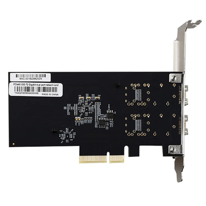 TXA027 Intel 350 Chip Pcie 4X 1G Dual Port Fiber Server Network Card for Desktop PC - 4