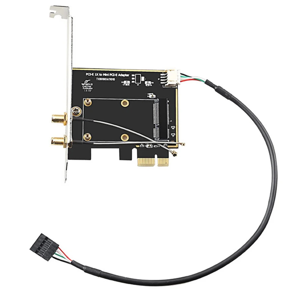 TXB098 Mini PCI-E to Desktop PCI-E Adapter Card Mini PCIE Adapter for Notebook WiFi Network Card - 2