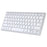 Ultra-Slim Wireless Bluetooth-compatible Keyboard (French Language) for Android Windows iOS - Silver - 1
