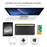 HM-04 Dual-Device Connection Bluetooth-compatible Keyboard for IOS Android Windows Phones/Tablets - Black - 5