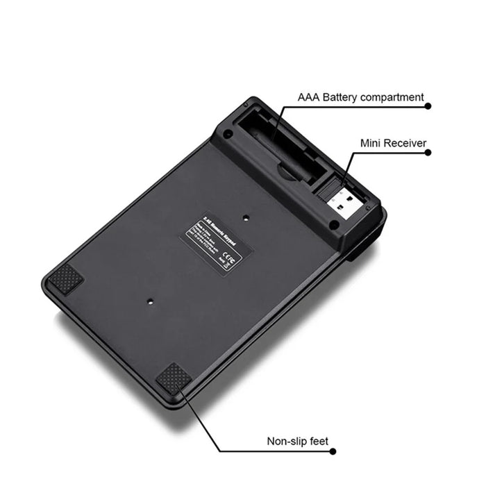 2.4G Wireless Mini Numeric Keyboard Suspended Mechanical Keyboard 19-key Mini Accounting Banking Keypad - 7