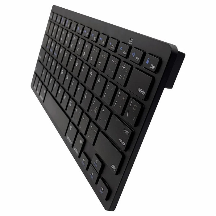 [Spanish Version] X5 78-Key Ultra Thin Wireless Bluetooth-compatible Keyboard Portable Gamer Keyboard for iPad iPhone - Black - 3