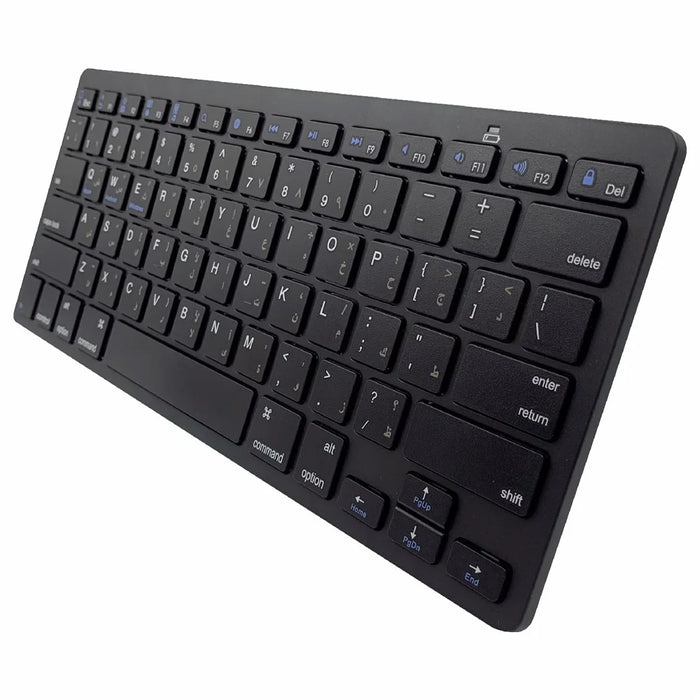 [Persian Version] X5 78-Key Ultra Thin Wireless Bluetooth-compatible Keyboard No Driver for iPad iPhone - Black - 4