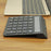 SUNREED KC9001S Bluetooth-compatible Numeric Keypad LCD Display 29-Keys Desktop Business Calculator for Laptop Computer - Black - 3