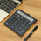 SUNREED KC9001S Bluetooth-compatible Numeric Keypad LCD Display 29-Keys Desktop Business Calculator for Laptop Computer - Black - 4